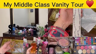 My Middle Class Vanity tour ♥️| All Affordable products #vanity #foryou #trendingvideo #viralvideo