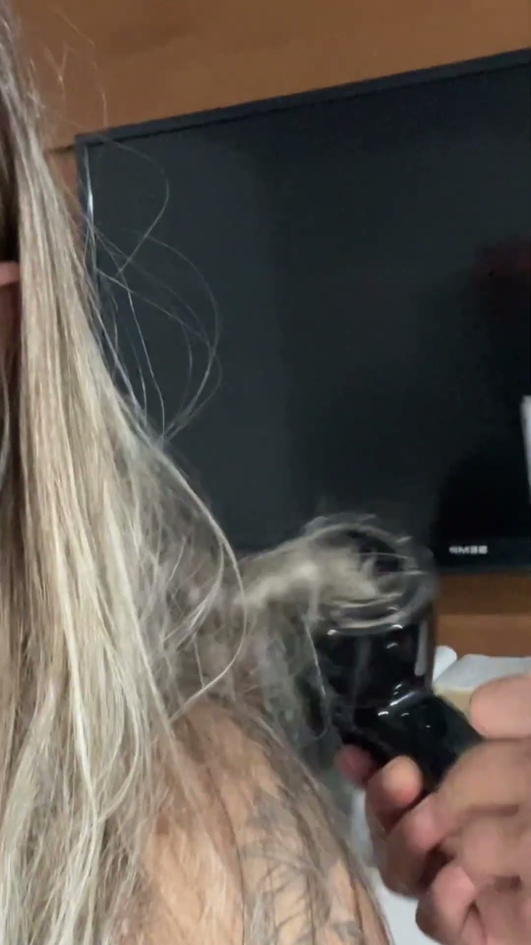 Hair Caught in Curler || ViralHog