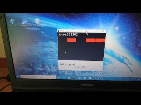 ブロックくずしのデジタル時計