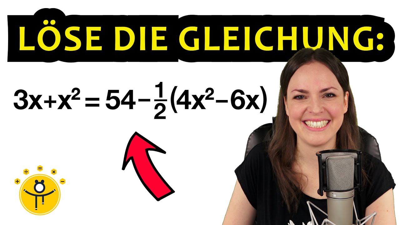 Quadratische Gleichungen lösen – einfach erklärt - YouTube