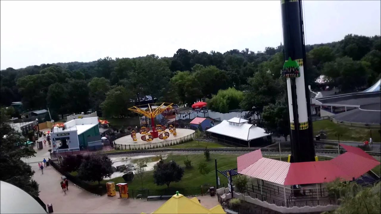 Six Flags America: Zydeco Zinger / On Ride POV / August 20, 2014