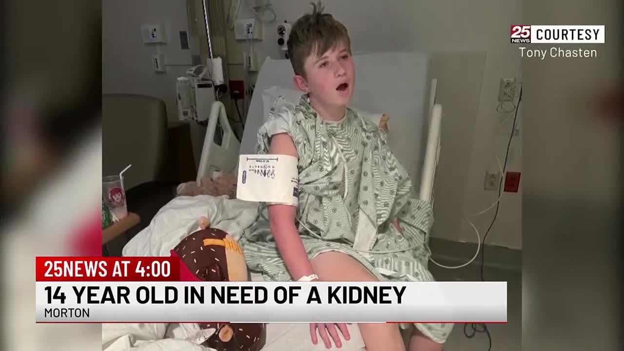 Morton boy in need of a kidney transplant - YouTube