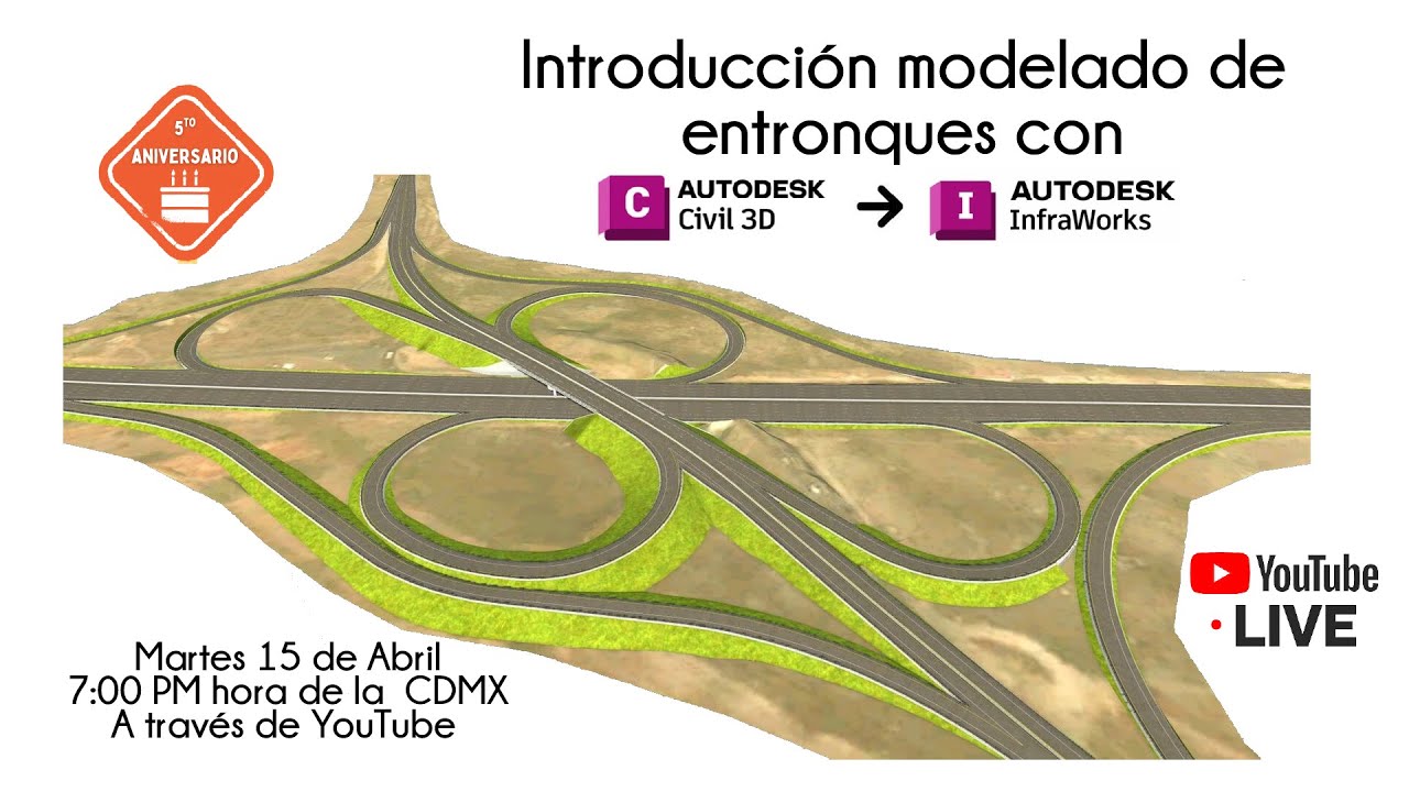 Introducción al modelado de entronques con Civil3D e Infraworks. - YouTube