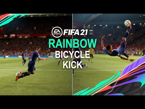 FIFA 21 RAINBOW FLICK TO BICYCLE KICK Tutorial | PS4 & xBox