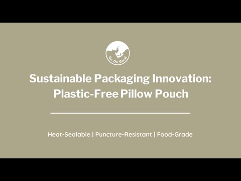 Ditch Plastic! Home-Compostable Sachet & Pouches by Go Do Good ! - video from Go Do Good