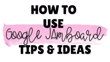Google Jamboard: The Basics