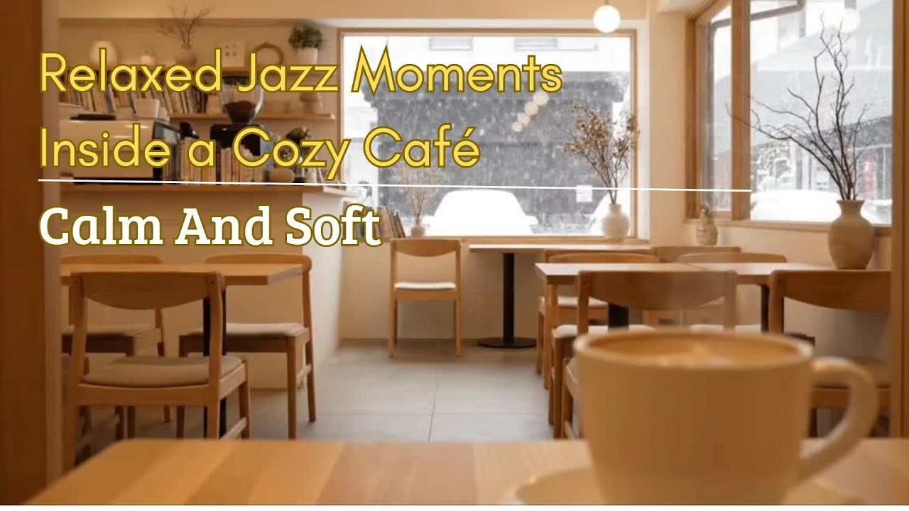 Relaxed Jazz Moments Inside a Cozy Café, Smooth Café Jazz Instrumental Music for Work, Focus & Relax