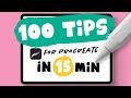 100 procreate tips in 15 min