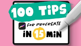 100 PROCREATE TIPS in 15 MIN screenshot 2