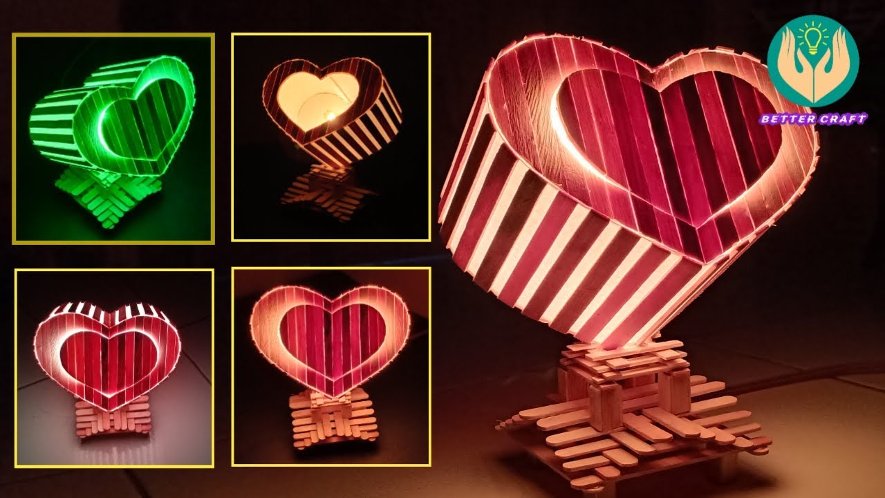 Ide Kreatif Lampu Tidur Penuh cinta || Ter-Love Love || DIY