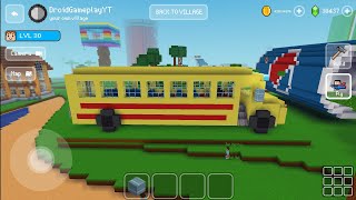 School Bus - Block Craft 3d: Building Game screenshot 3