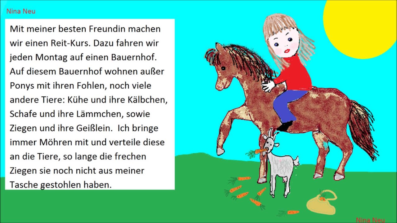 Как научиться говорить по-немецки #29 (курс верховой езды )