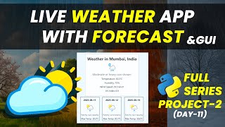 Weather App in Python 🌦️ | Python Full Series Day 11 | Python Basic to Advance | #python