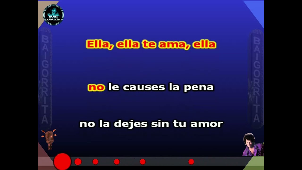 KARAOKE - Miguel Conejito Alejandro - Ella te ama