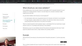 #kaggle #DataScience Machine Learning MicroCourse Part 11 on Cross Validation Part 1