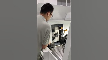 Do you know what tests are done when the swiss lathe is assembled?#machine #cnclathemachine #cnc
