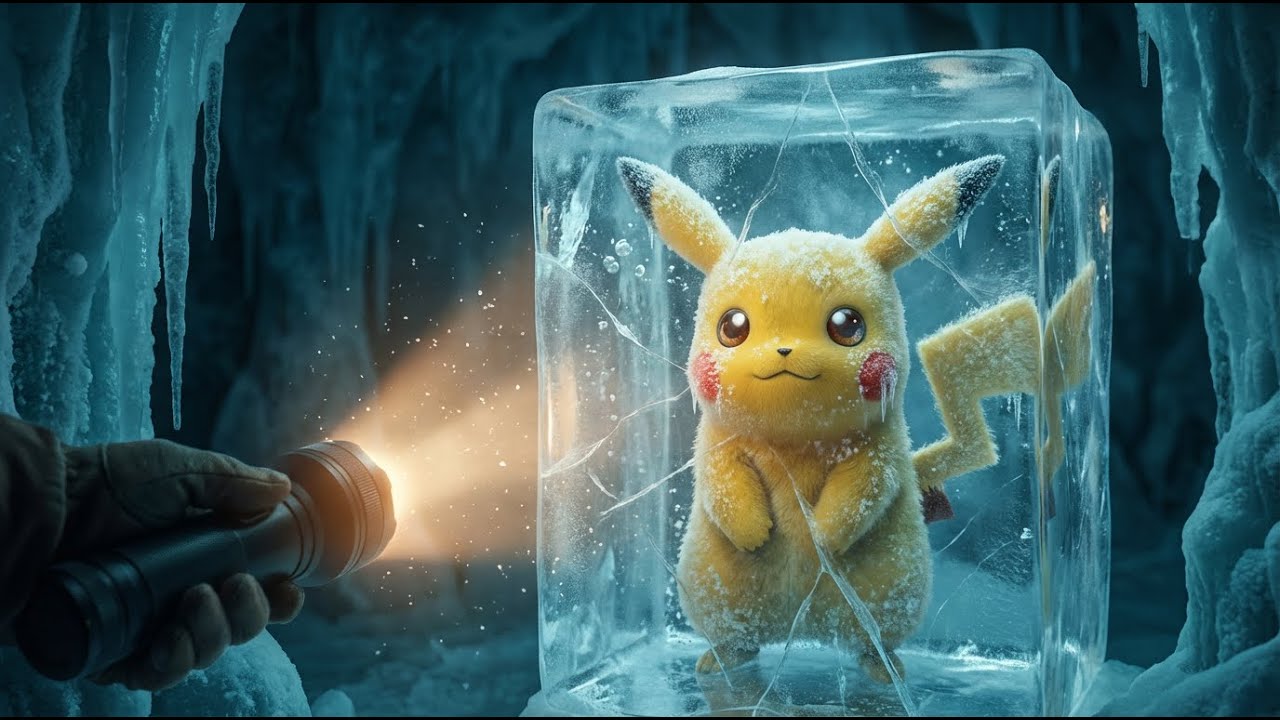 I FOUND real characters from the POKEMON cartoon in an ice cave & COMPILATION