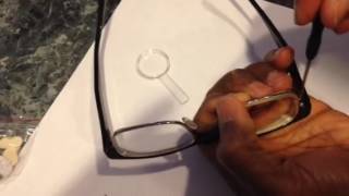 How to fix : Repair Eyeglasses missing Lens Screw