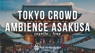 Tokyo Crowd Ambience Asakusa