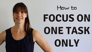 INCREASE FOCUS AND CONCENTRATION - stop mind wandering and stay focused at work