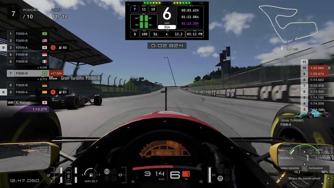 Corrida de Fórmula Weekly Challenge #granturismo7