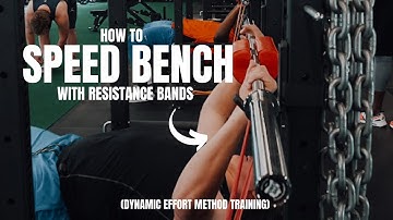 HOW TO SPEED BENCH (DYNAMIC EFFORT METHOD TRAINING)