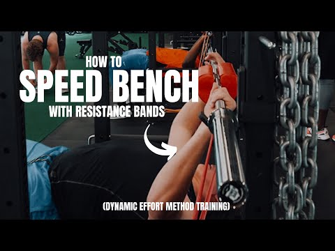 HOW TO SPEED BENCH (DYNAMIC EFFORT METHOD TRAINING)