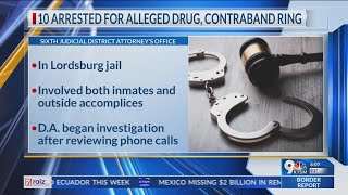 10 arrested in connection with alleged drug, contraband ring in NM jail