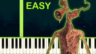 Siren Head Complete Theme Song - EASY Piano Tutorial screenshot 5