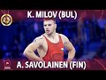 Kiril Milov (BUL) vs Arvi Savolainen (FIN) - Final // European Championships 2022