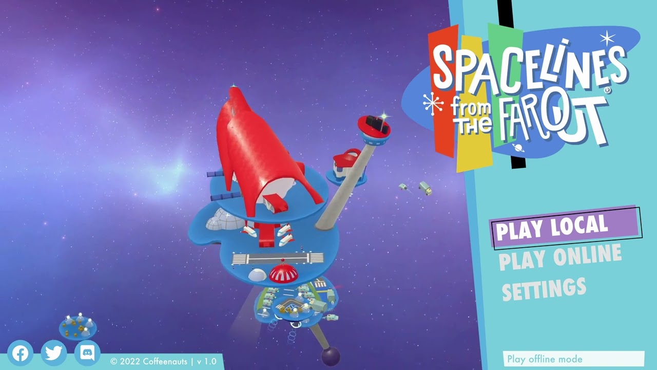 Spacelines from the Far Out Title Screen (PC, Xbox One)