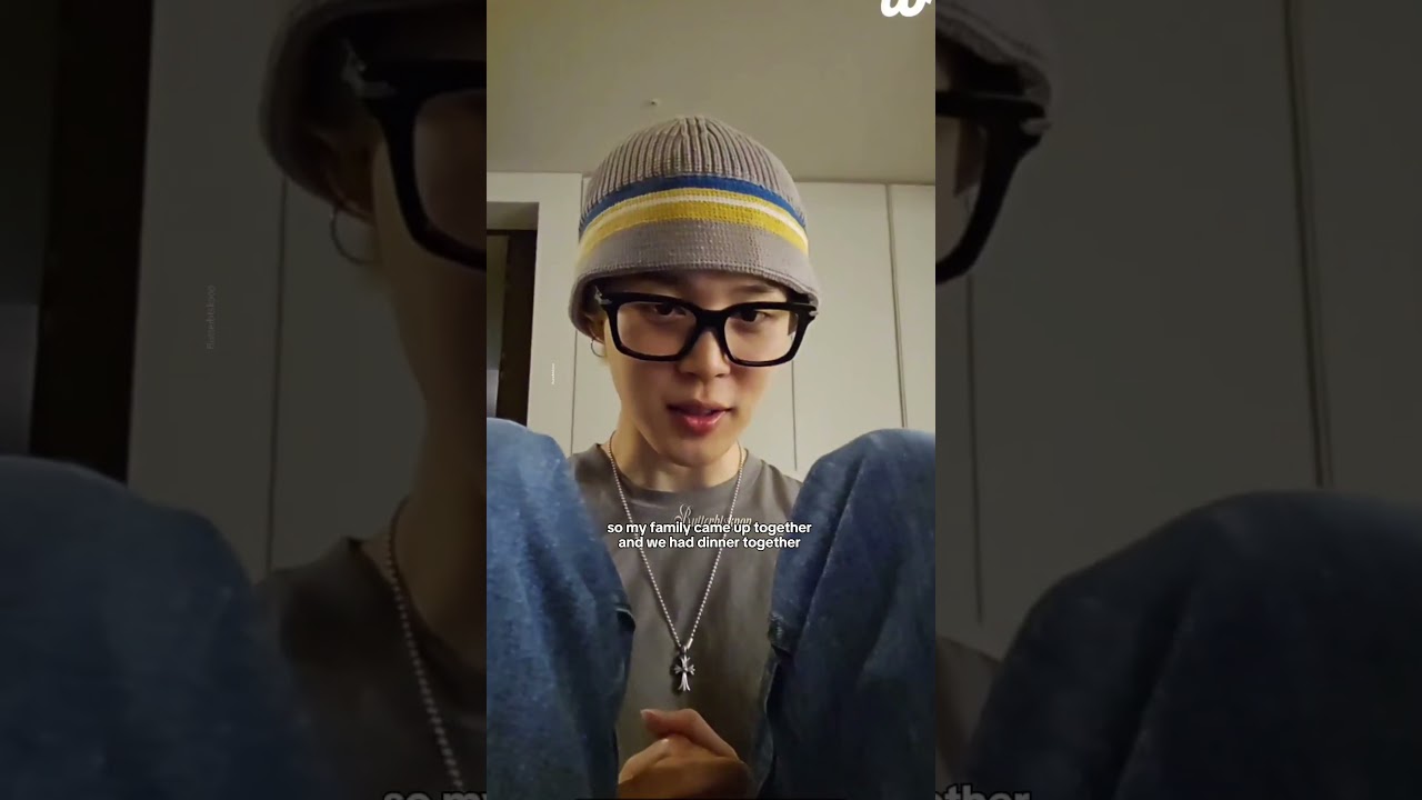 Отец Чимина дал ему карманные деньги, и он благодарен 💜