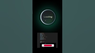 Smooth Loading Animation with HTML & CSS | #shorts
