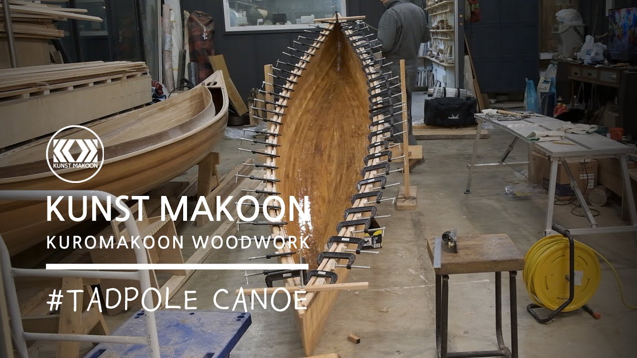 strip canoe building / 카누 빌딩 클래스] 카누빌딩 3호 회원님- 테드폴 카누 빌딩