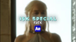15K Special Editing Pack - After Effects