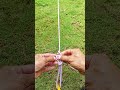 Trick to tighten the tent rope. ⛺😎 #knot #camping #shorts #outdoors #lifestyle
