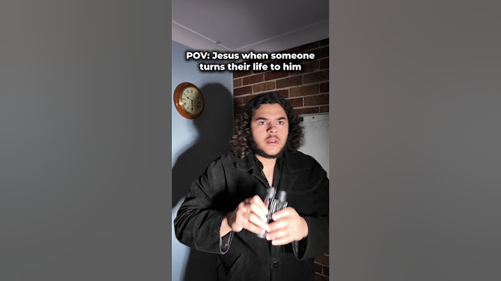 When Jesus sees people change