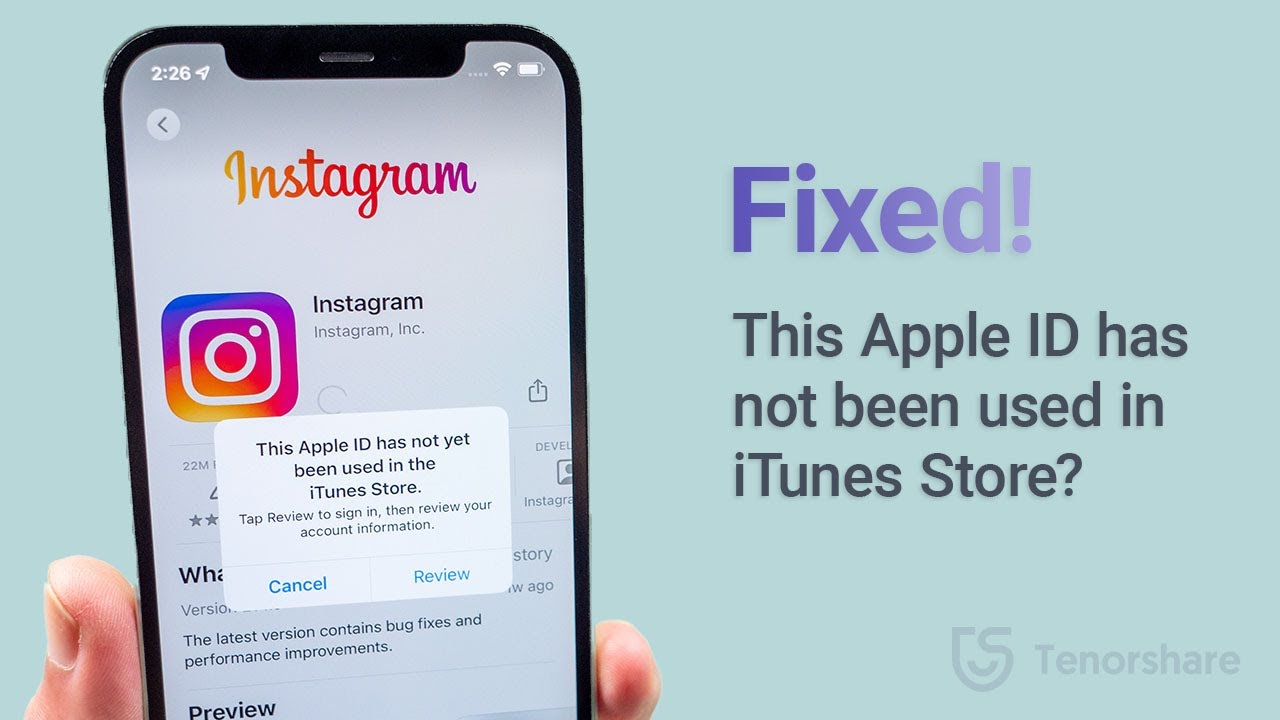  Update New  How to Fix This Apple ID has not yet been used in the iTunes Store