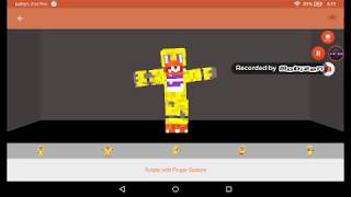 My fnaf skinseed withered chica model screenshot 3