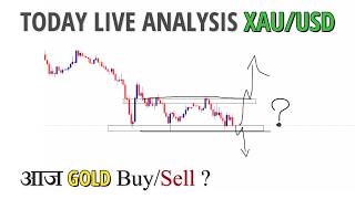 GOLD Today live analysis in Hindi || GOLD FORECAST || Simple technical analysis in Hindi