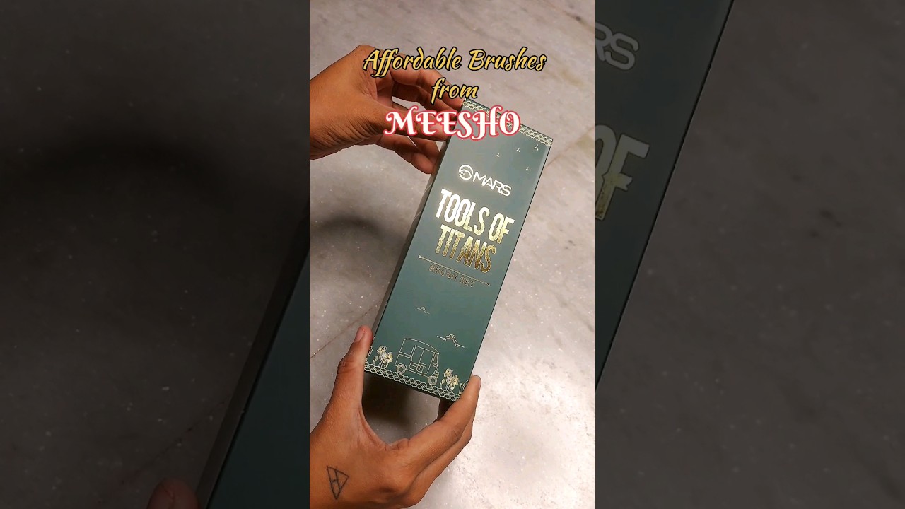 Affordable Mars Brushes from Meesho - Tools Of Titans by Mars 