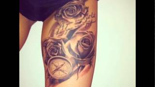 Amazing Leg Butterfly Tattoos For Women