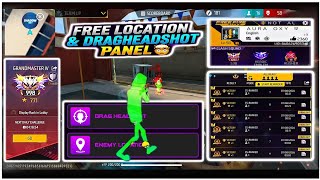 FREFIRE LOCATION & DRAG HEADSHOT PANEL DOWLOAD FOR FREE 🤯 | 100% MAIN ID SAFE 🛡️ | screenshot 5