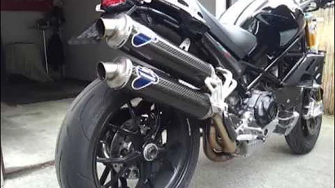 Ducati Monster S4RS Testastretta 2008/998 Termignoni-Sound!!