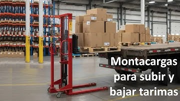 El más versátil Montacargas Manual 1,000 Kgs, Montacargas Mikels MH 1000 apilador manual 1 tonelada.