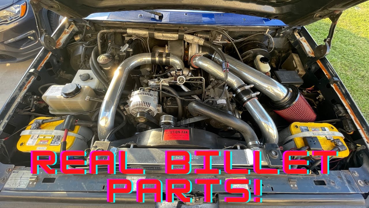 OBS 7.3L Powerstroke billet engine and truck parts! - YouTube