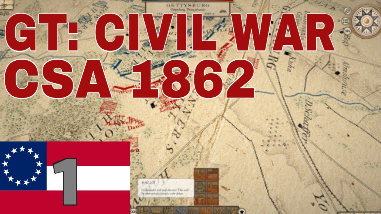 OUTNUMBERED // Grand Tactician: Civil War // CSA 1862 Campaign // Ep. 1 ...