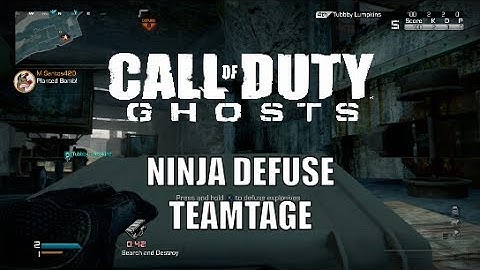 Call of Duty Ghosts - Ninja Defuse Teamtage 1