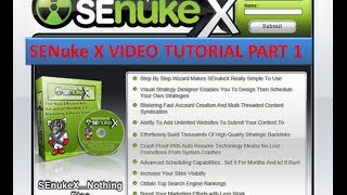 SENuke X Tutorial Part 1 Net Worth