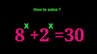 Nice Algebra Exponential Equation ✍ Find the Value of X in this Math Problem ✍